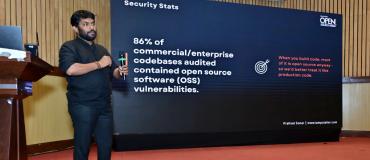 Pralhad at OpenSourceConf